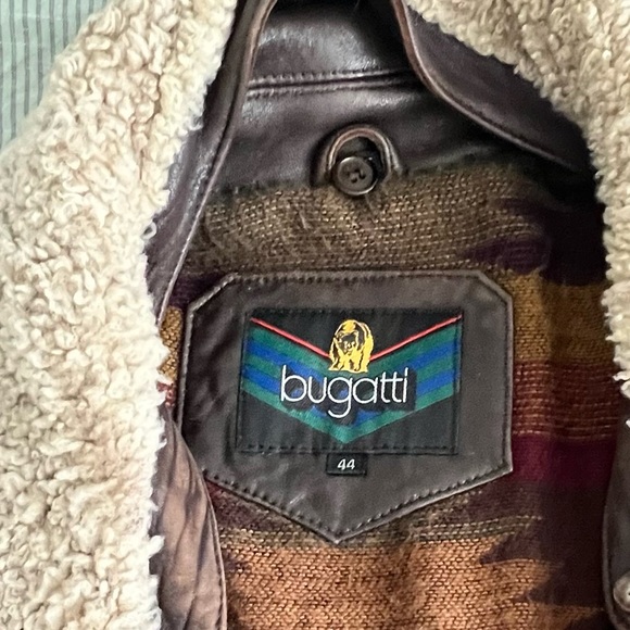 VINTAGE Men’s Bugatti Leather Pilot Bomber 🛩️ - Picture 5 of 6